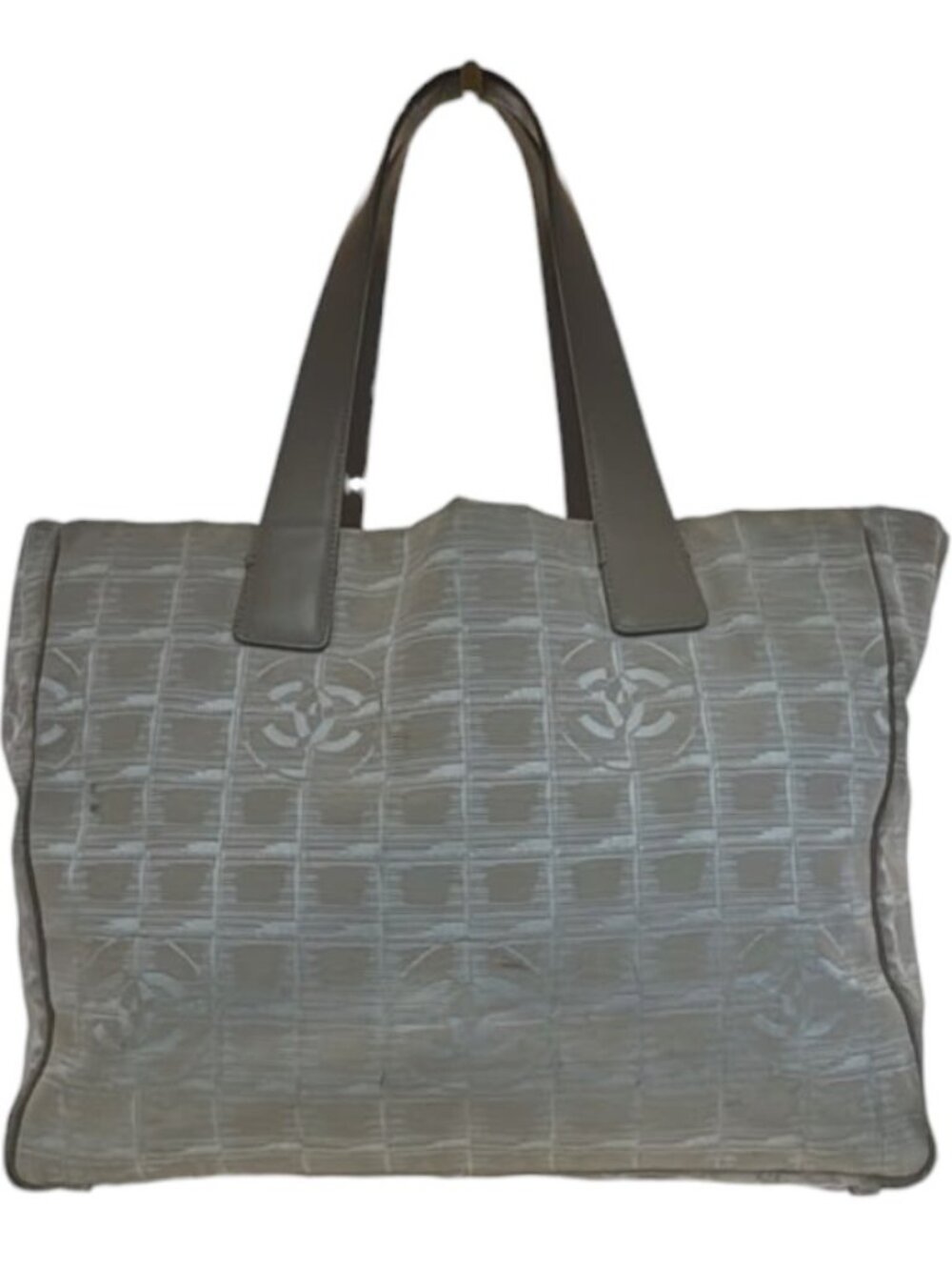 524206CR C2 Chanel Tote Bag Beige Canvas